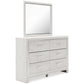 Altyra Queen Panel Headboard with Mirrored Dresser and 2 Nightstands Milwaukee Furniture of Chicago - Furniture Store in Chicago Serving Humbolt Park, Roscoe Village, Avondale, & Homan Square