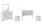 Altyra King Panel Headboard with Mirrored Dresser and 2 Nightstands Milwaukee Furniture of Chicago - Furniture Store in Chicago Serving Humbolt Park, Roscoe Village, Avondale, & Homan Square