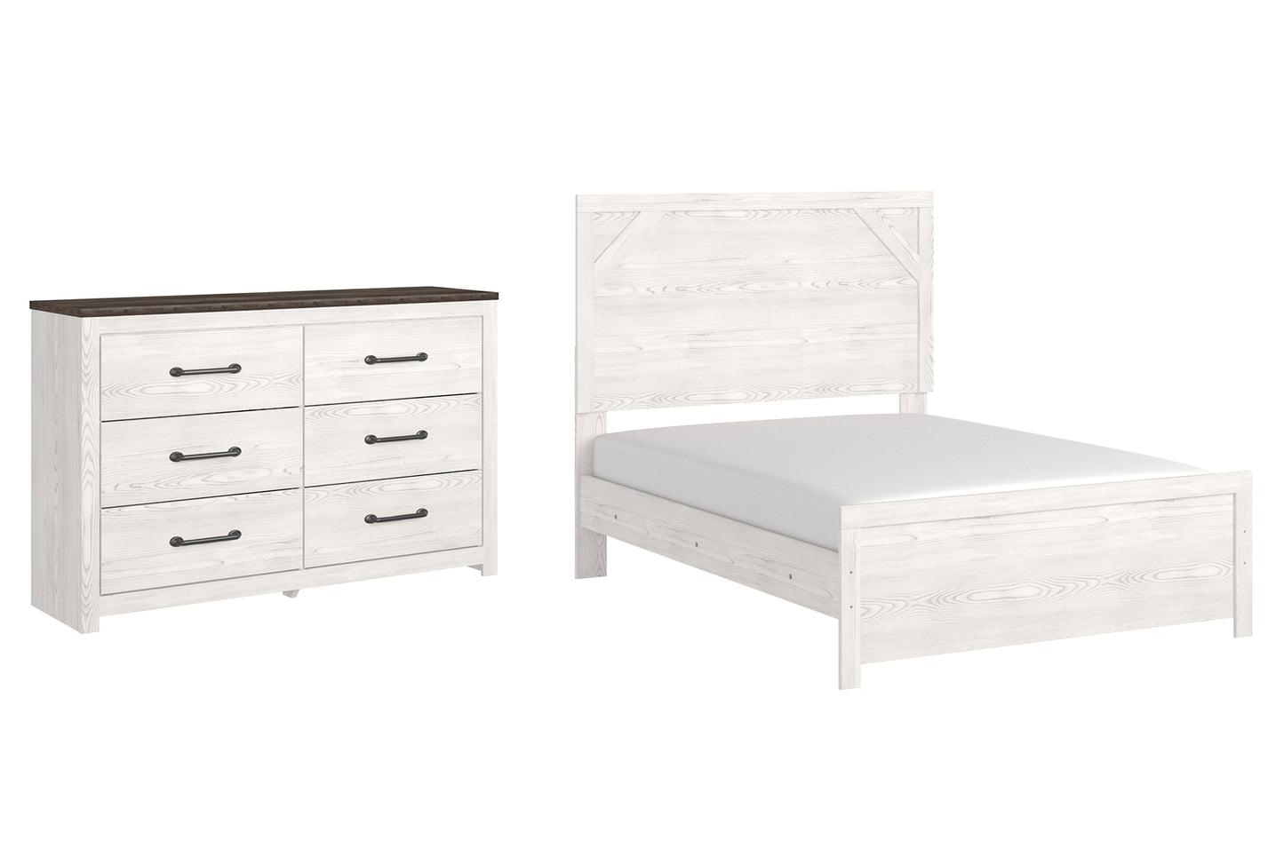 Gerridan Full Panel Bed with Dresser Milwaukee Furniture of Chicago - Furniture Store in Chicago Serving Humbolt Park, Roscoe Village, Avondale, & Homan Square