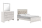 Altyra Queen Panel Bed with Mirrored Dresser Milwaukee Furniture of Chicago - Furniture Store in Chicago Serving Humbolt Park, Roscoe Village, Avondale, & Homan Square