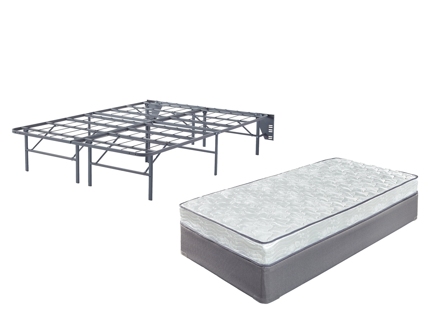 6 Inch Bonnell Mattress with Foundation Milwaukee Furniture of Chicago - Furniture Store in Chicago Serving Humbolt Park, Roscoe Village, Avondale, & Homan Square