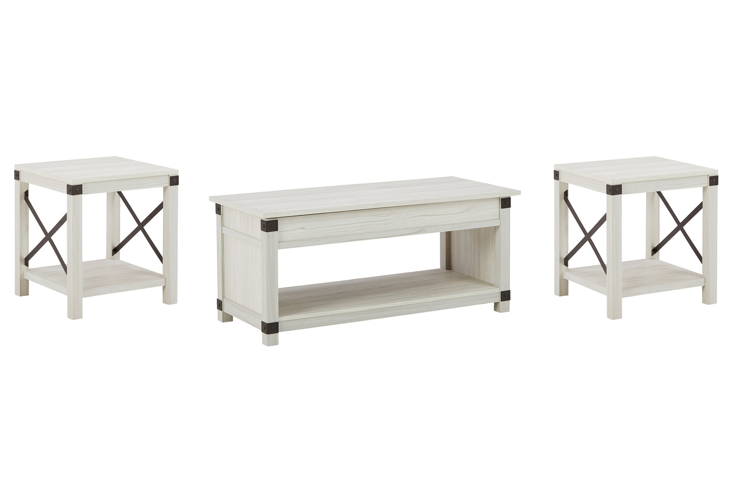 Bayflynn Coffee Table with 2 End Tables Milwaukee Furniture of Chicago - Furniture Store in Chicago Serving Humbolt Park, Roscoe Village, Avondale, & Homan Square