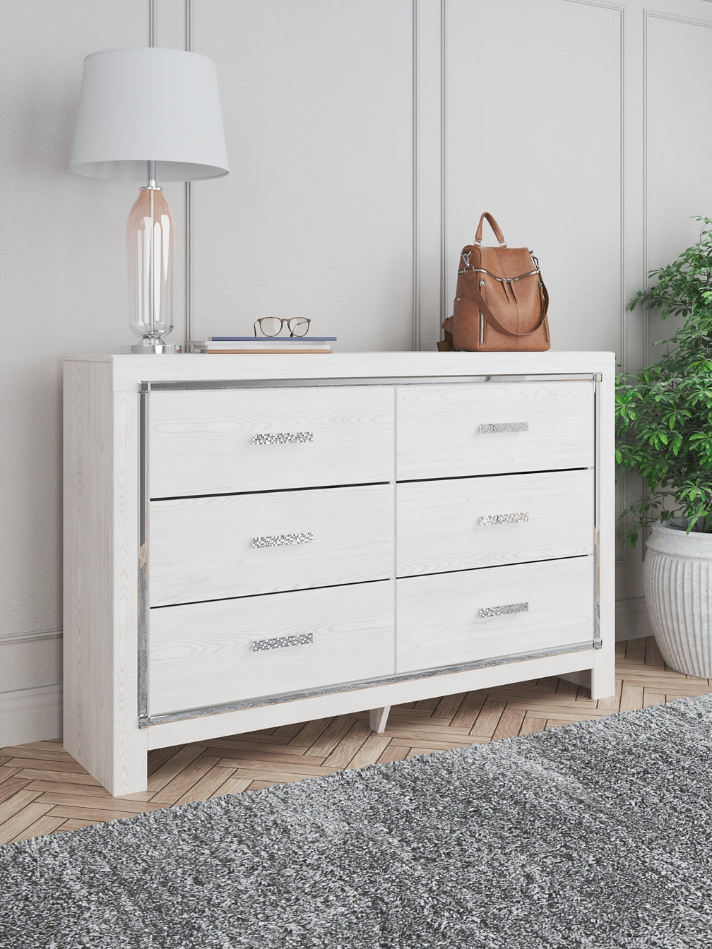 Altyra King Panel Bed with Dresser Milwaukee Furniture of Chicago - Furniture Store in Chicago Serving Humbolt Park, Roscoe Village, Avondale, & Homan Square