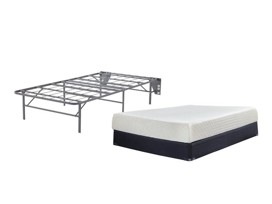 10 Inch Chime Memory Foam Mattress with Foundation Milwaukee Furniture of Chicago - Furniture Store in Chicago Serving Humbolt Park, Roscoe Village, Avondale, & Homan Square