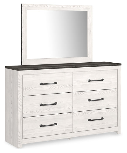 Gerridan Full Panel Bed with Mirrored Dresser, Chest and 2 Nightstands Milwaukee Furniture of Chicago - Furniture Store in Chicago Serving Humbolt Park, Roscoe Village, Avondale, & Homan Square