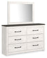 Gerridan Full Panel Bed with Mirrored Dresser, Chest and Nightstand Milwaukee Furniture of Chicago - Furniture Store in Chicago Serving Humbolt Park, Roscoe Village, Avondale, & Homan Square