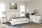 Gerridan King Panel Bed with Mirrored Dresser and 2 Nightstands Milwaukee Furniture of Chicago - Furniture Store in Chicago Serving Humbolt Park, Roscoe Village, Avondale, & Homan Square