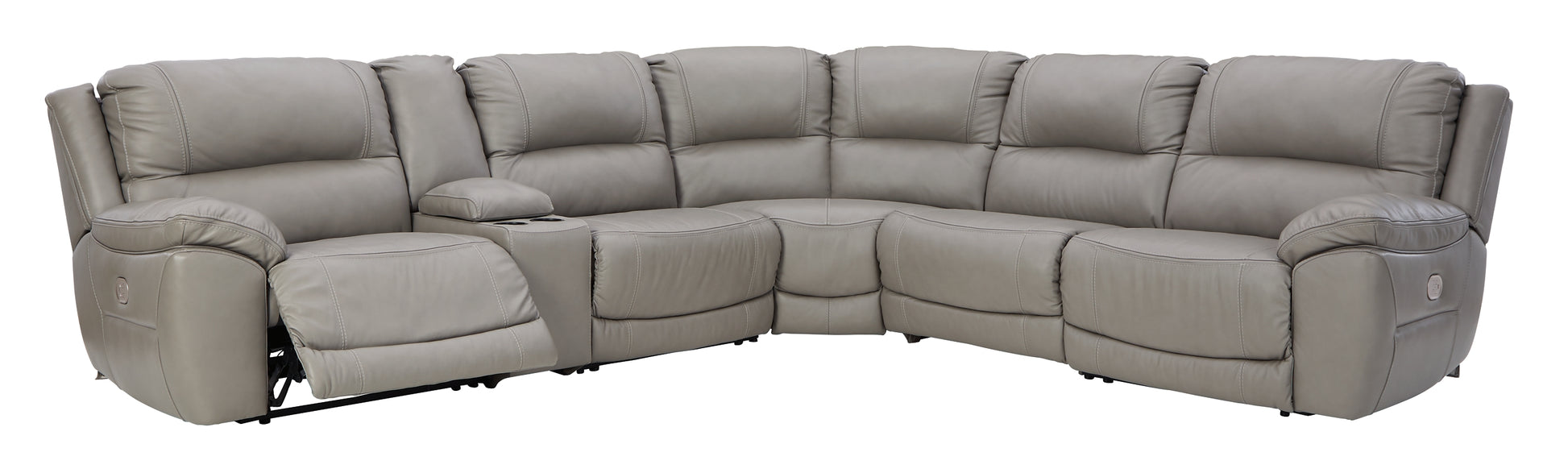 Dunleith 6-Piece Sectional with Recliner Milwaukee Furniture of Chicago - Furniture Store in Chicago Serving Humbolt Park, Roscoe Village, Avondale, & Homan Square
