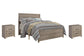 Culverbach Queen Panel Bed with 2 Nightstands Milwaukee Furniture of Chicago - Furniture Store in Chicago Serving Humbolt Park, Roscoe Village, Avondale, & Homan Square