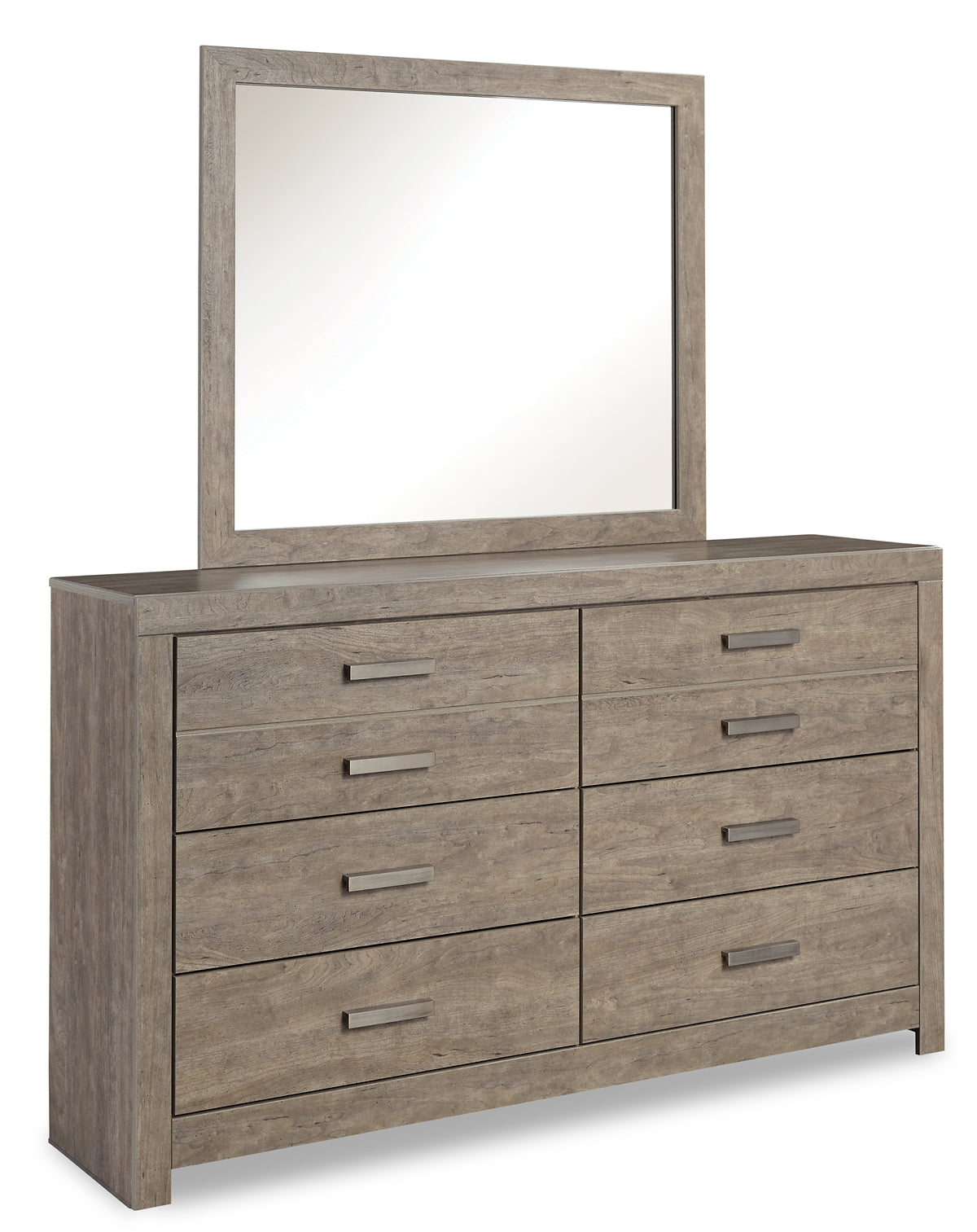 Culverbach King Panel Bed with Mirrored Dresser and Chest Milwaukee Furniture of Chicago - Furniture Store in Chicago Serving Humbolt Park, Roscoe Village, Avondale, & Homan Square