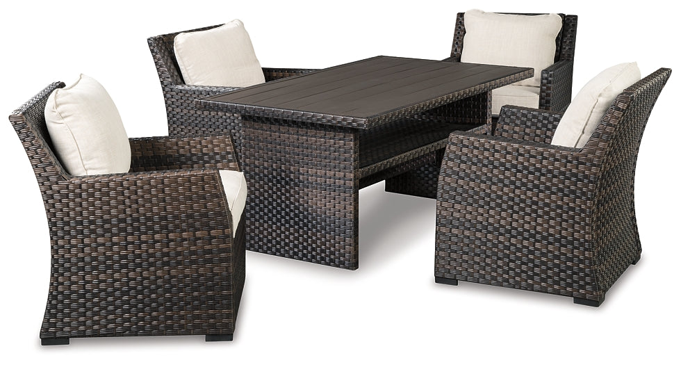 Easy Isle Outdoor Dining Table and 4 Chairs Milwaukee Furniture of Chicago - Furniture Store in Chicago Serving Humbolt Park, Roscoe Village, Avondale, & Homan Square