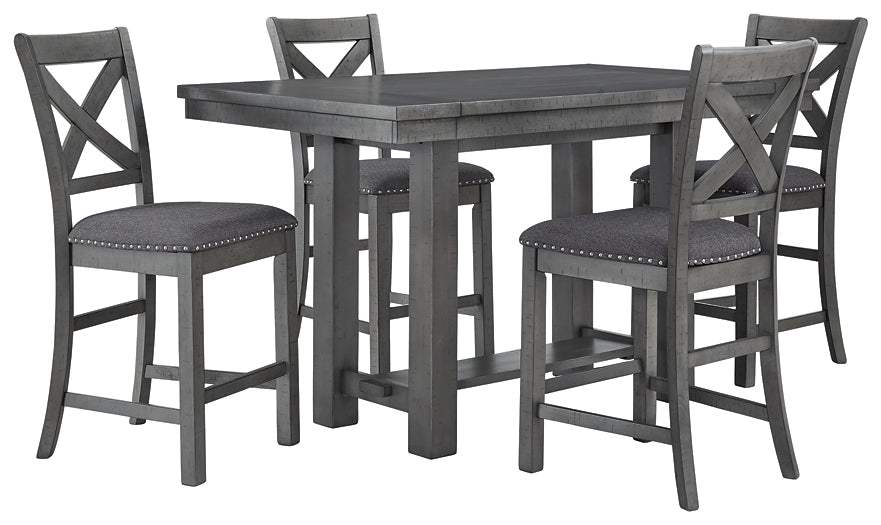 Myshanna Dining Table and 4 Chairs Milwaukee Furniture of Chicago - Furniture Store in Chicago Serving Humbolt Park, Roscoe Village, Avondale, & Homan Square
