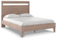 Flannia Queen Panel Platform Bed with 2 Nightstands Milwaukee Furniture of Chicago - Furniture Store in Chicago Serving Humbolt Park, Roscoe Village, Avondale, & Homan Square