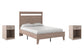 Flannia Full Panel Platform Bed with 2 Nightstands Milwaukee Furniture of Chicago - Furniture Store in Chicago Serving Humbolt Park, Roscoe Village, Avondale, & Homan Square