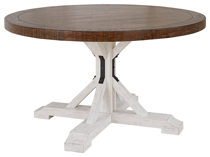 Valebeck Dining Table and 4 Chairs Milwaukee Furniture of Chicago - Furniture Store in Chicago Serving Humbolt Park, Roscoe Village, Avondale, & Homan Square