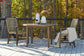 Germalia Outdoor Dining Table and 2 Chairs Milwaukee Furniture of Chicago - Furniture Store in Chicago Serving Humbolt Park, Roscoe Village, Avondale, & Homan Square