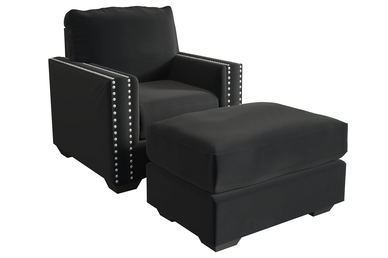 Gleston Chair and Ottoman Milwaukee Furniture of Chicago - Furniture Store in Chicago Serving Humbolt Park, Roscoe Village, Avondale, & Homan Square