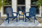 Sundown Treasure 2 Adirondack Chairs with End table Milwaukee Furniture of Chicago - Furniture Store in Chicago Serving Humbolt Park, Roscoe Village, Avondale, & Homan Square