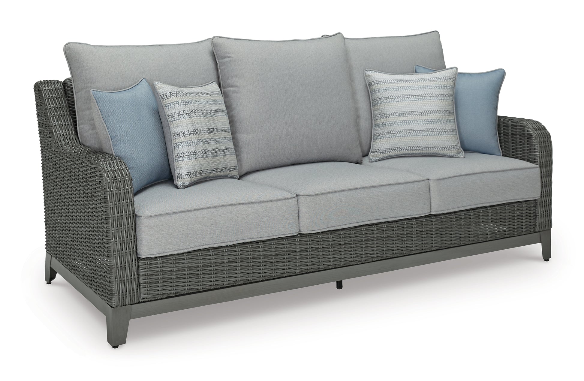 Elite Park Outdoor Sofa and Loveseat with Coffee Table Milwaukee Furniture of Chicago - Furniture Store in Chicago Serving Humbolt Park, Roscoe Village, Avondale, & Homan Square