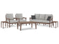Emmeline Outdoor Sofa and  2 Lounge Chairs with Coffee Table and 2 End Tables Milwaukee Furniture of Chicago - Furniture Store in Chicago Serving Humbolt Park, Roscoe Village, Avondale, & Homan Square