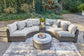 Harbor Court 3-Piece Outdoor Sectional with Ottoman Milwaukee Furniture of Chicago - Furniture Store in Chicago Serving Humbolt Park, Roscoe Village, Avondale, & Homan Square