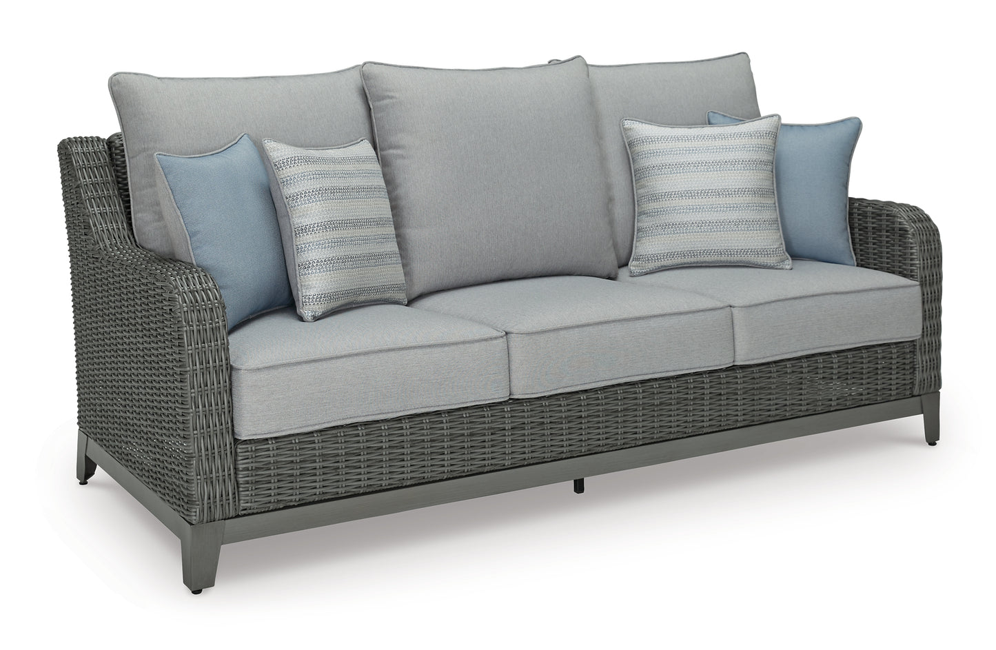 Elite Park Outdoor Sofa with 2 Lounge Chairs Milwaukee Furniture of Chicago - Furniture Store in Chicago Serving Humbolt Park, Roscoe Village, Avondale, & Homan Square