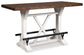 Valebeck Counter Height Dining Table and 2 Barstools Milwaukee Furniture of Chicago - Furniture Store in Chicago Serving Humbolt Park, Roscoe Village, Avondale, & Homan Square