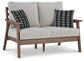 Emmeline Outdoor Sofa and Loveseat with Coffee Table and 2 End Tables Milwaukee Furniture of Chicago - Furniture Store in Chicago Serving Humbolt Park, Roscoe Village, Avondale, & Homan Square