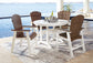 Crescent Luxe Outdoor Dining Table and 4 Chairs Milwaukee Furniture of Chicago - Furniture Store in Chicago Serving Humbolt Park, Roscoe Village, Avondale, & Homan Square