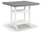 Transville Outdoor Counter Height Dining Table and 4 Barstools Milwaukee Furniture of Chicago - Furniture Store in Chicago Serving Humbolt Park, Roscoe Village, Avondale, & Homan Square