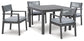 Eden Town Outdoor Dining Table and 4 Chairs Milwaukee Furniture of Chicago - Furniture Store in Chicago Serving Humbolt Park, Roscoe Village, Avondale, & Homan Square
