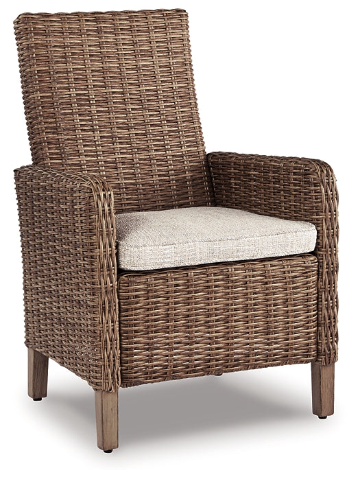 Beachcroft Arm Chair With Cushion (2/CN) Milwaukee Furniture of Chicago - Furniture Store in Chicago Serving Humbolt Park, Roscoe Village, Avondale, & Homan Square
