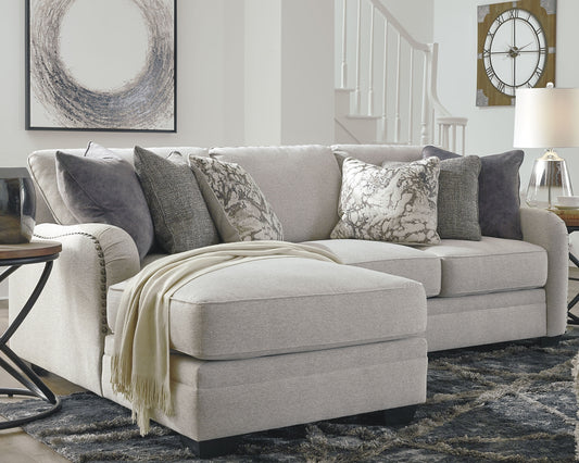 Dellara 2-Piece Sectional with Chaise Milwaukee Furniture of Chicago - Furniture Store in Chicago Serving Humbolt Park, Roscoe Village, Avondale, & Homan Square