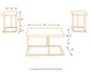 Airdon Occasional Table Set (3/CN) Milwaukee Furniture of Chicago - Furniture Store in Chicago Serving Humbolt Park, Roscoe Village, Avondale, & Homan Square