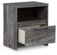 Baystorm One Drawer Night Stand Milwaukee Furniture of Chicago - Furniture Store in Chicago Serving Humbolt Park, Roscoe Village, Avondale, & Homan Square