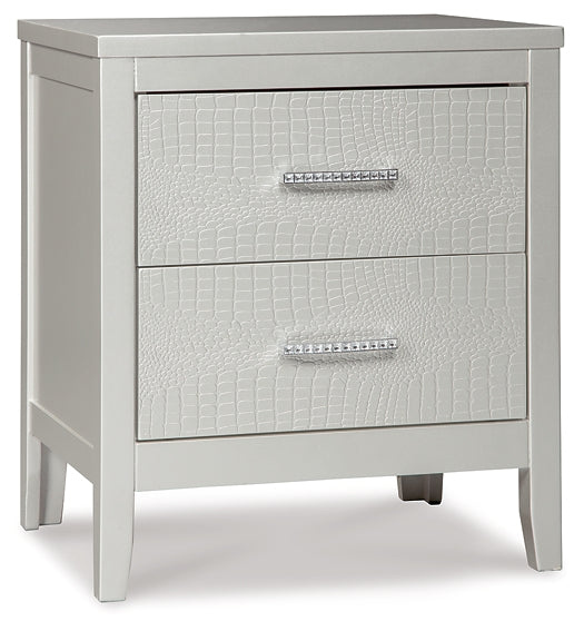 Olivet Two Drawer Night Stand Milwaukee Furniture of Chicago - Furniture Store in Chicago Serving Humbolt Park, Roscoe Village, Avondale, & Homan Square