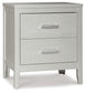 Olivet Two Drawer Night Stand Milwaukee Furniture of Chicago - Furniture Store in Chicago Serving Humbolt Park, Roscoe Village, Avondale, & Homan Square