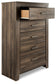 Juararo Five Drawer Chest Milwaukee Furniture of Chicago - Furniture Store in Chicago Serving Humbolt Park, Roscoe Village, Avondale, & Homan Square