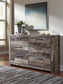 Derekson Six Drawer Dresser Milwaukee Furniture of Chicago - Furniture Store in Chicago Serving Humbolt Park, Roscoe Village, Avondale, & Homan Square