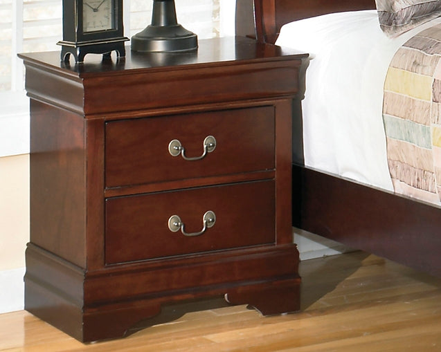 Alisdair Two Drawer Night Stand Milwaukee Furniture of Chicago - Furniture Store in Chicago Serving Humbolt Park, Roscoe Village, Avondale, & Homan Square