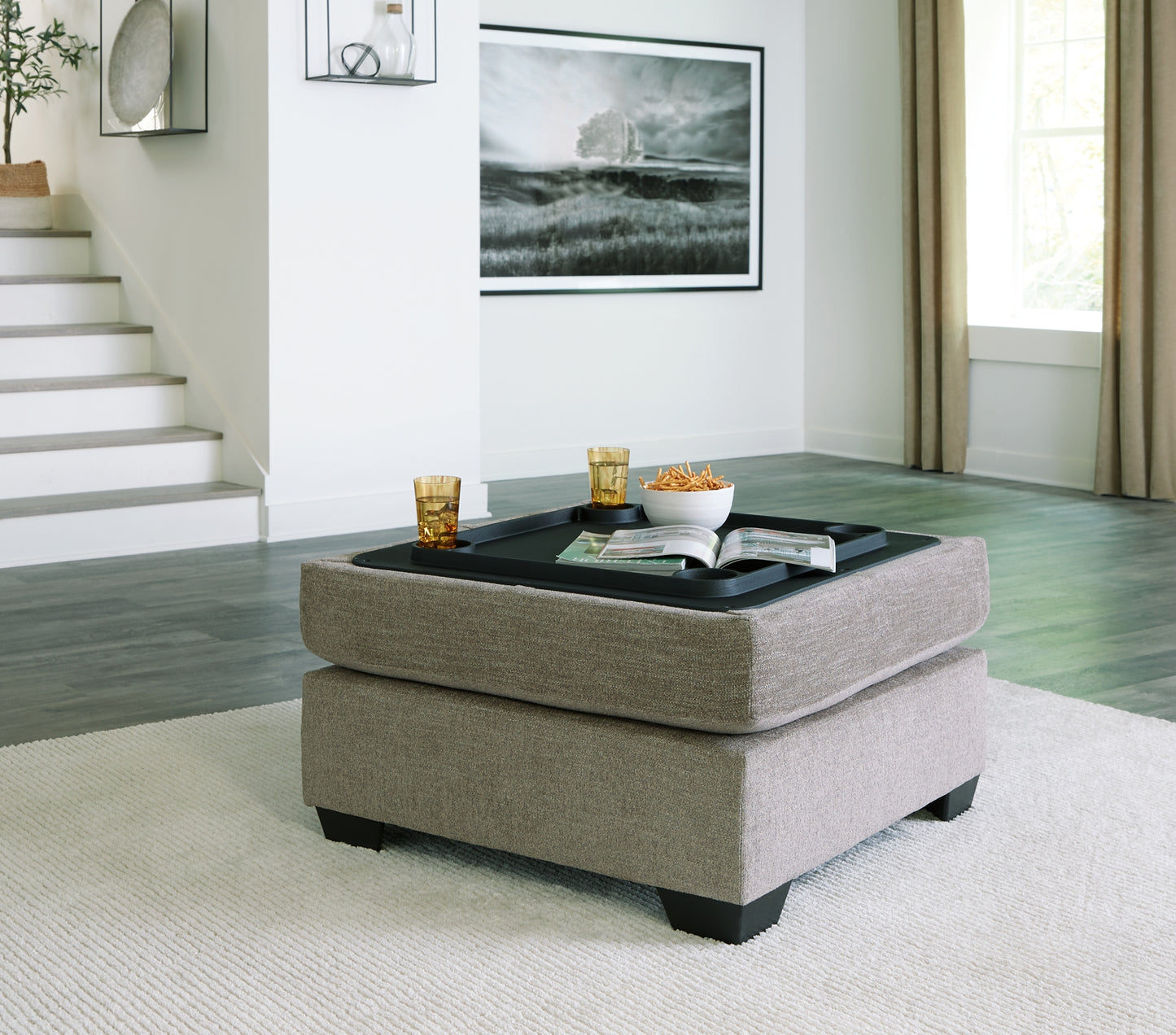 Creswell Ottoman With Storage Milwaukee Furniture of Chicago - Furniture Store in Chicago Serving Humbolt Park, Roscoe Village, Avondale, & Homan Square