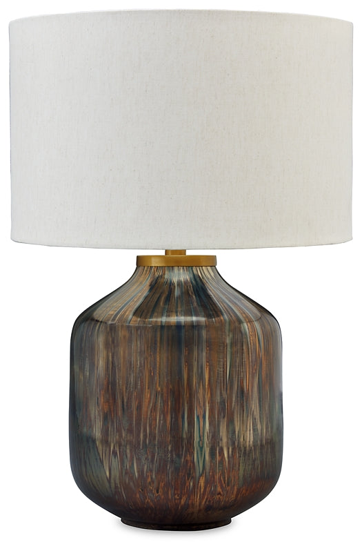 Jadstow Glass Table Lamp (1/CN) Milwaukee Furniture of Chicago - Furniture Store in Chicago Serving Humbolt Park, Roscoe Village, Avondale, & Homan Square