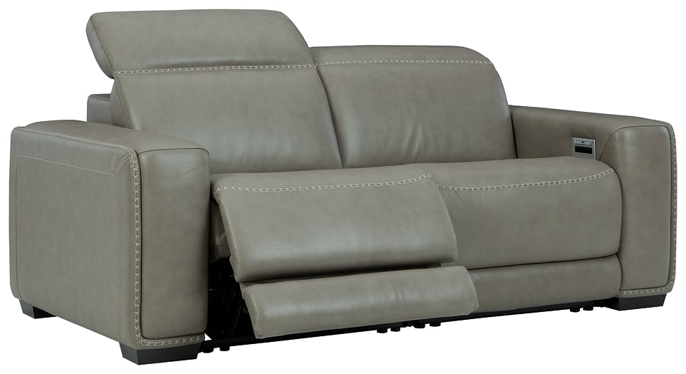 Correze 2-Piece Power Reclining Sectional Milwaukee Furniture of Chicago - Furniture Store in Chicago Serving Humbolt Park, Roscoe Village, Avondale, & Homan Square