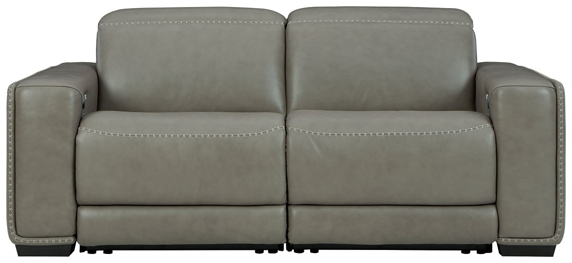 Correze 2-Piece Power Reclining Sectional Milwaukee Furniture of Chicago - Furniture Store in Chicago Serving Humbolt Park, Roscoe Village, Avondale, & Homan Square