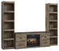 Trinell 3-Piece Entertainment Center with Electric Fireplace Milwaukee Furniture of Chicago - Furniture Store in Chicago Serving Humbolt Park, Roscoe Village, Avondale, & Homan Square