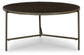Doraley Round Cocktail Table Milwaukee Furniture of Chicago - Furniture Store in Chicago Serving Humbolt Park, Roscoe Village, Avondale, & Homan Square