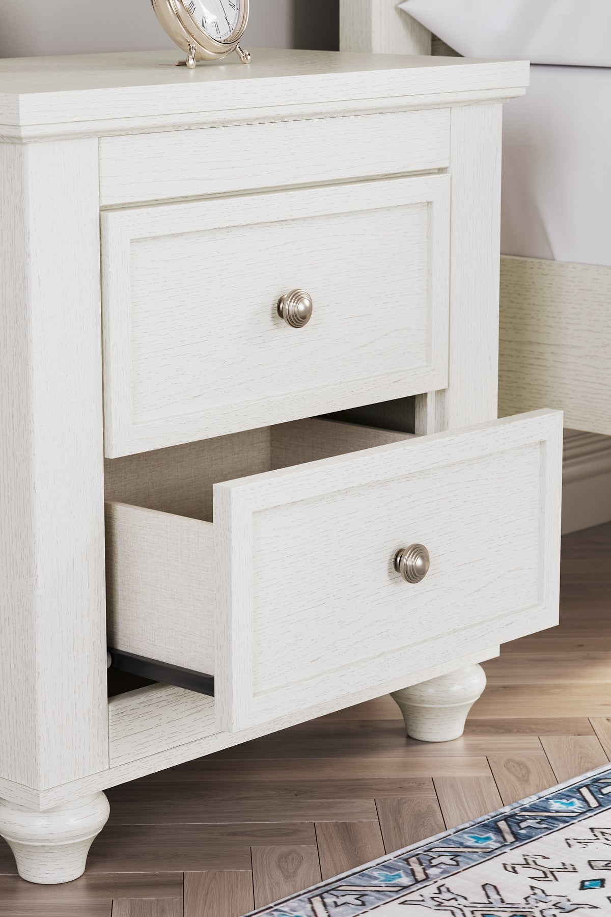 Grantoni Two Drawer Night Stand Milwaukee Furniture of Chicago - Furniture Store in Chicago Serving Humbolt Park, Roscoe Village, Avondale, & Homan Square