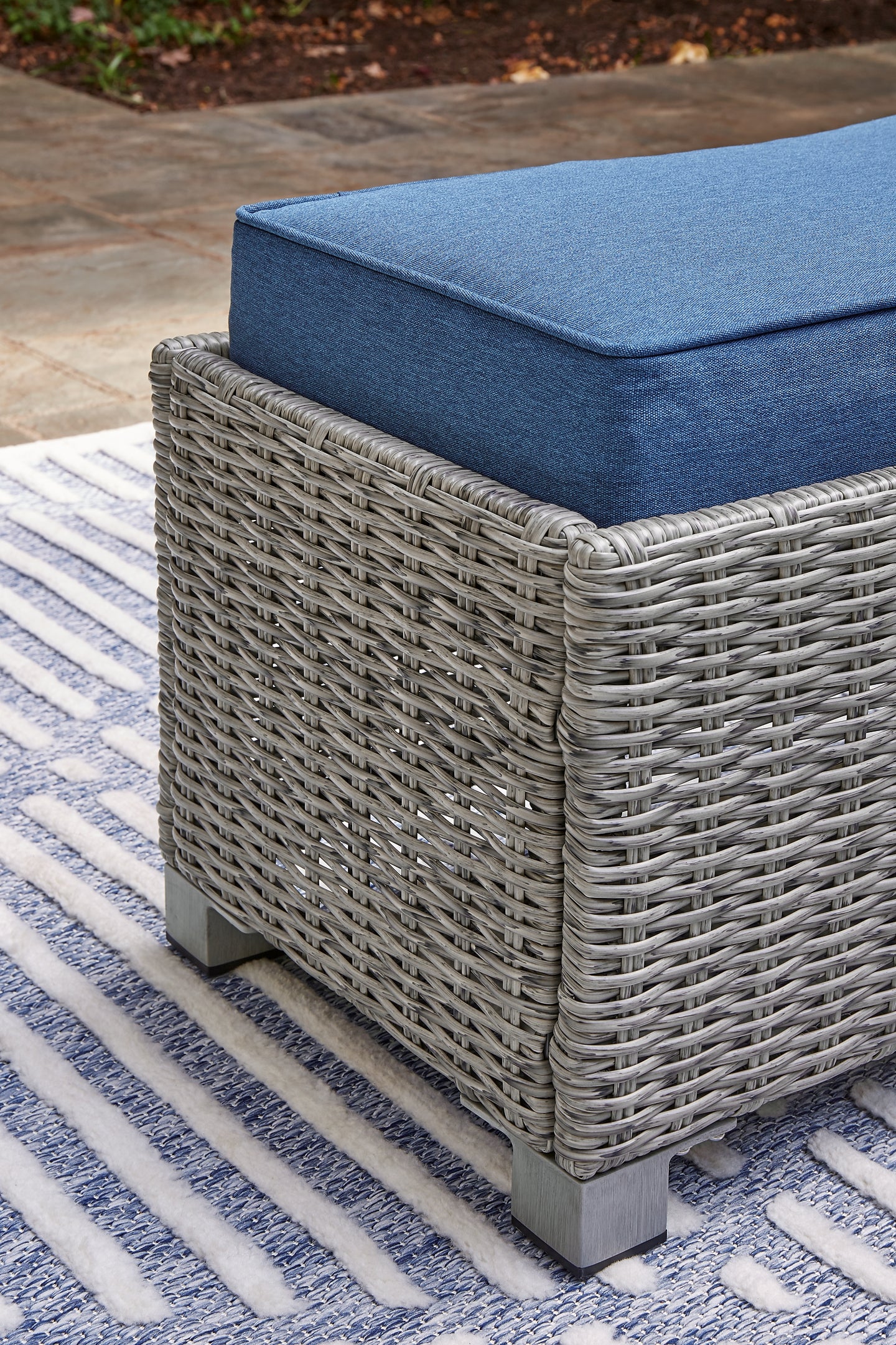 Naples Beach Bench with Cushion Milwaukee Furniture of Chicago - Furniture Store in Chicago Serving Humbolt Park, Roscoe Village, Avondale, & Homan Square