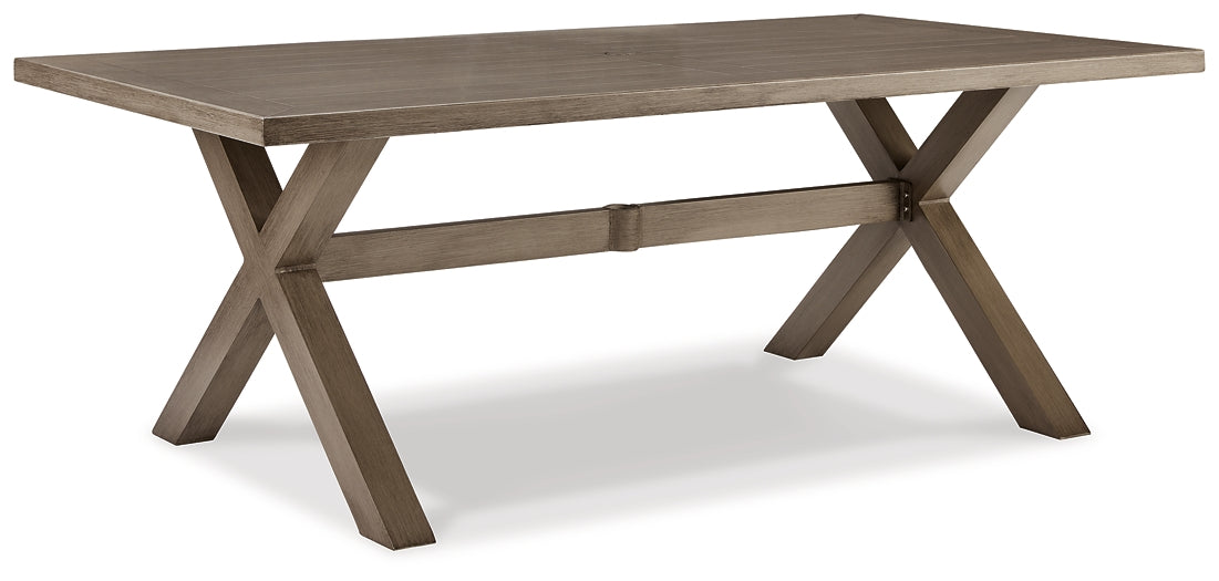 Beach Front RECT Dining Table w/UMB OPT Milwaukee Furniture of Chicago - Furniture Store in Chicago Serving Humbolt Park, Roscoe Village, Avondale, & Homan Square