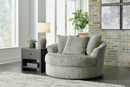 Lindyn Oversized Swivel Accent Chair Milwaukee Furniture of Chicago - Furniture Store in Chicago Serving Humbolt Park, Roscoe Village, Avondale, & Homan Square